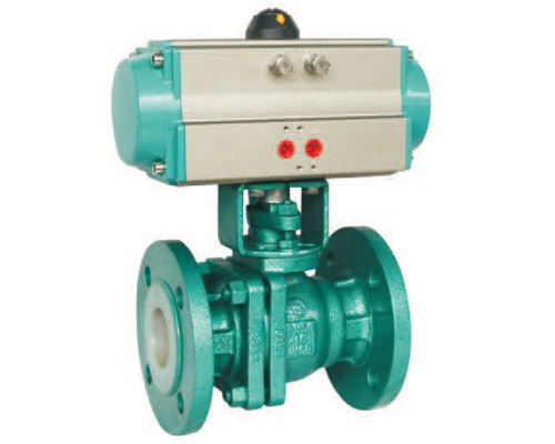 Q641F46氣動(dòng)襯氟球閥